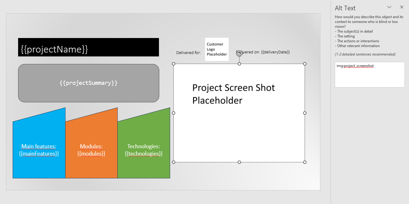 Create project summary for proposal using Excel and PowerPoint